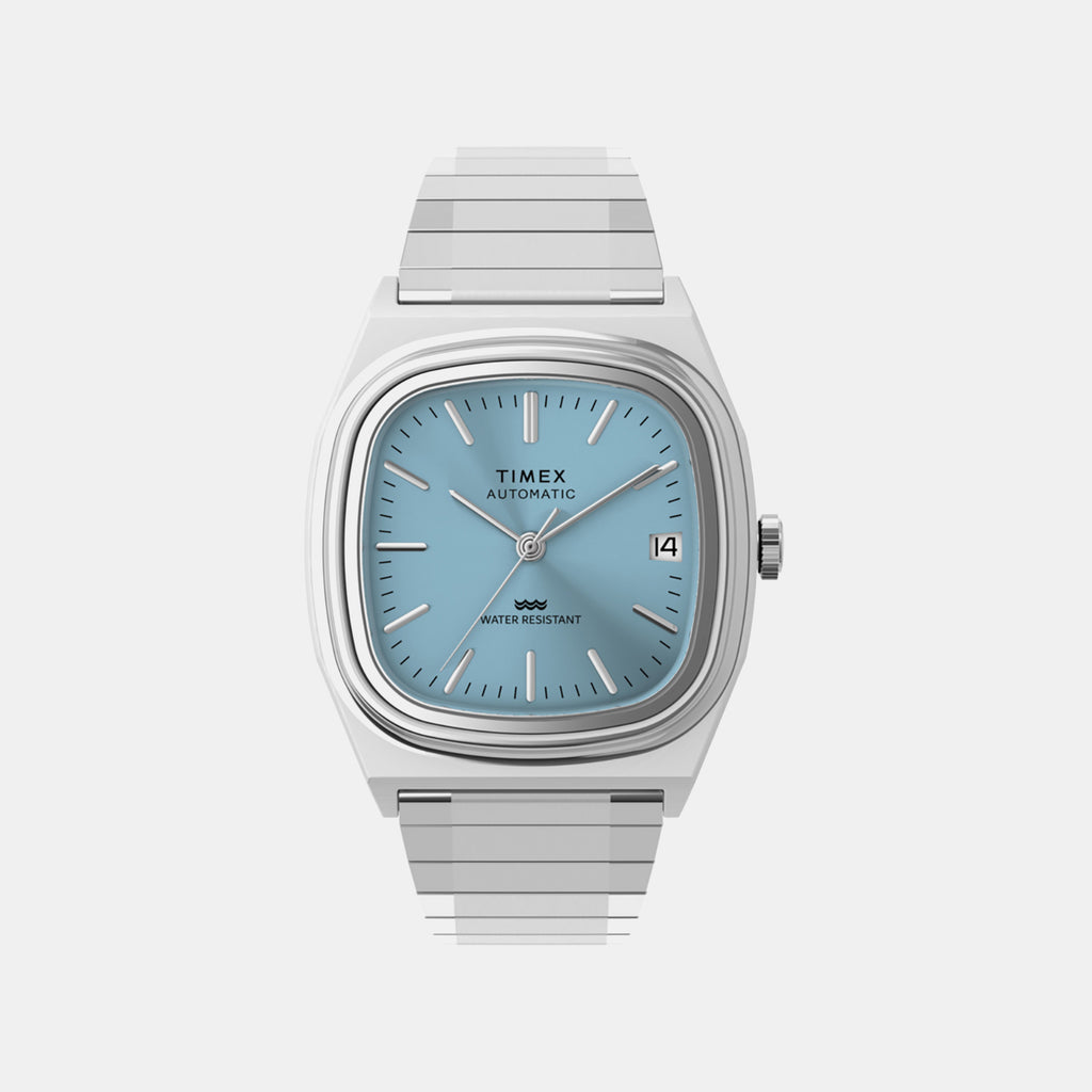 Unisex Automatic Blue Dial Analog Stainless Steel Watch TW2Y66700UJ