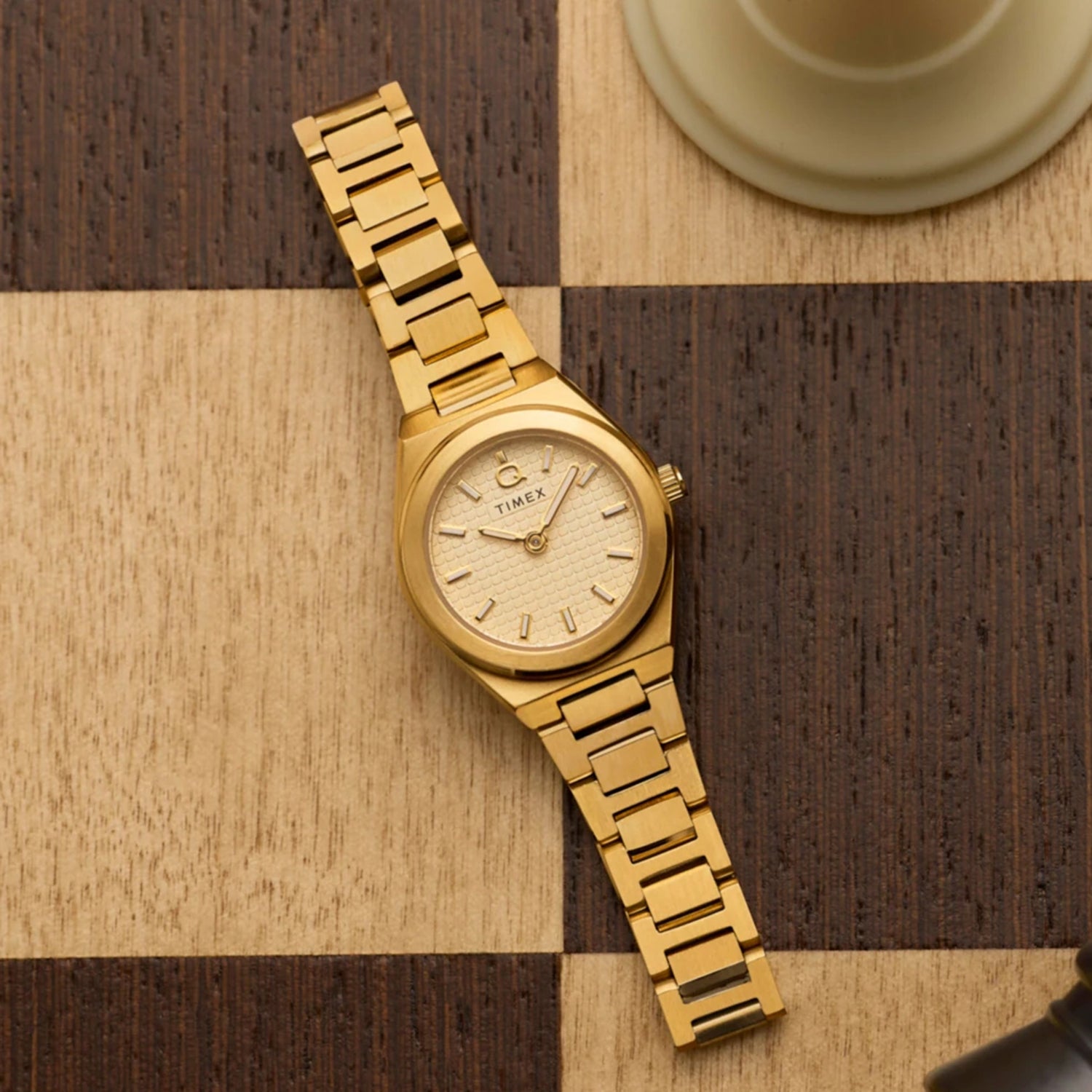 Women Quartz Gold Dial Analog Stainless Steel Watch TW2Y68300UJ