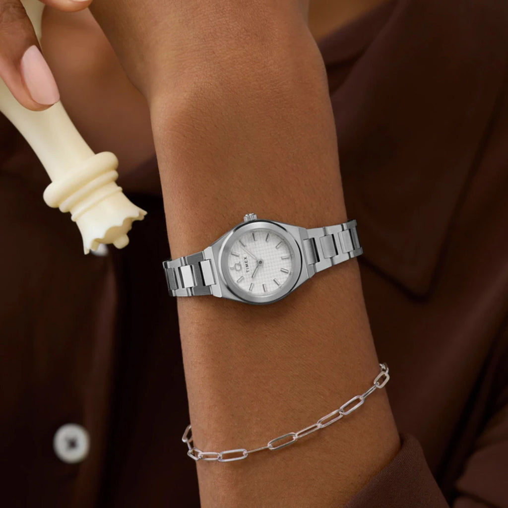 Women Quartz Silver Dial Analog Stainless Steel Watch TW2Y68500UJ