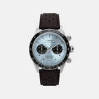 Waterbury Men Quartz Blue Dial Chronograph Leather Watch TW2Y70600IK
