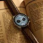 Waterbury Men Quartz Blue Dial Chronograph Leather Watch TW2Y70600IK