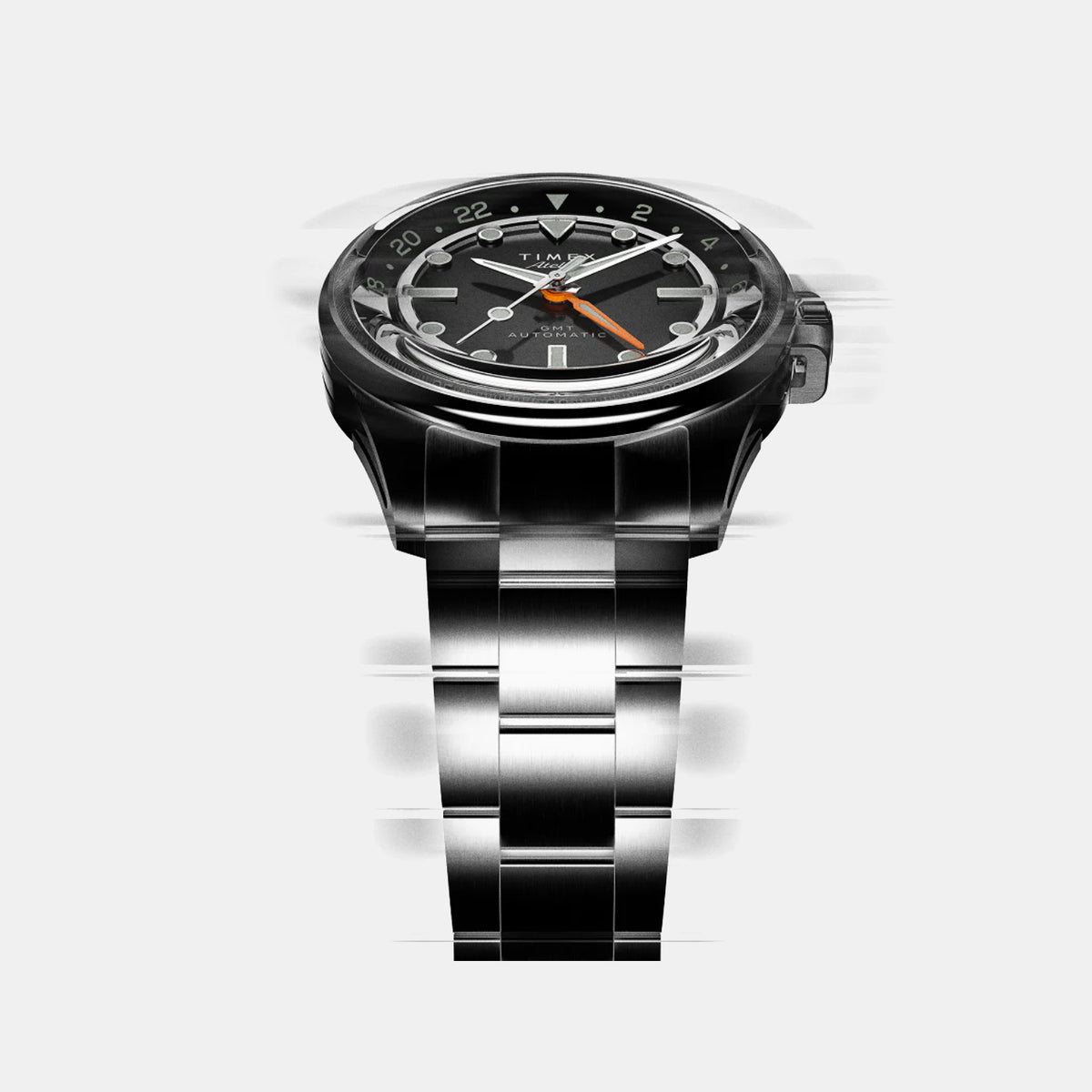 Atelier Men Automatic Black Dial Analog Stainless Steel Watch TW2Y723004A