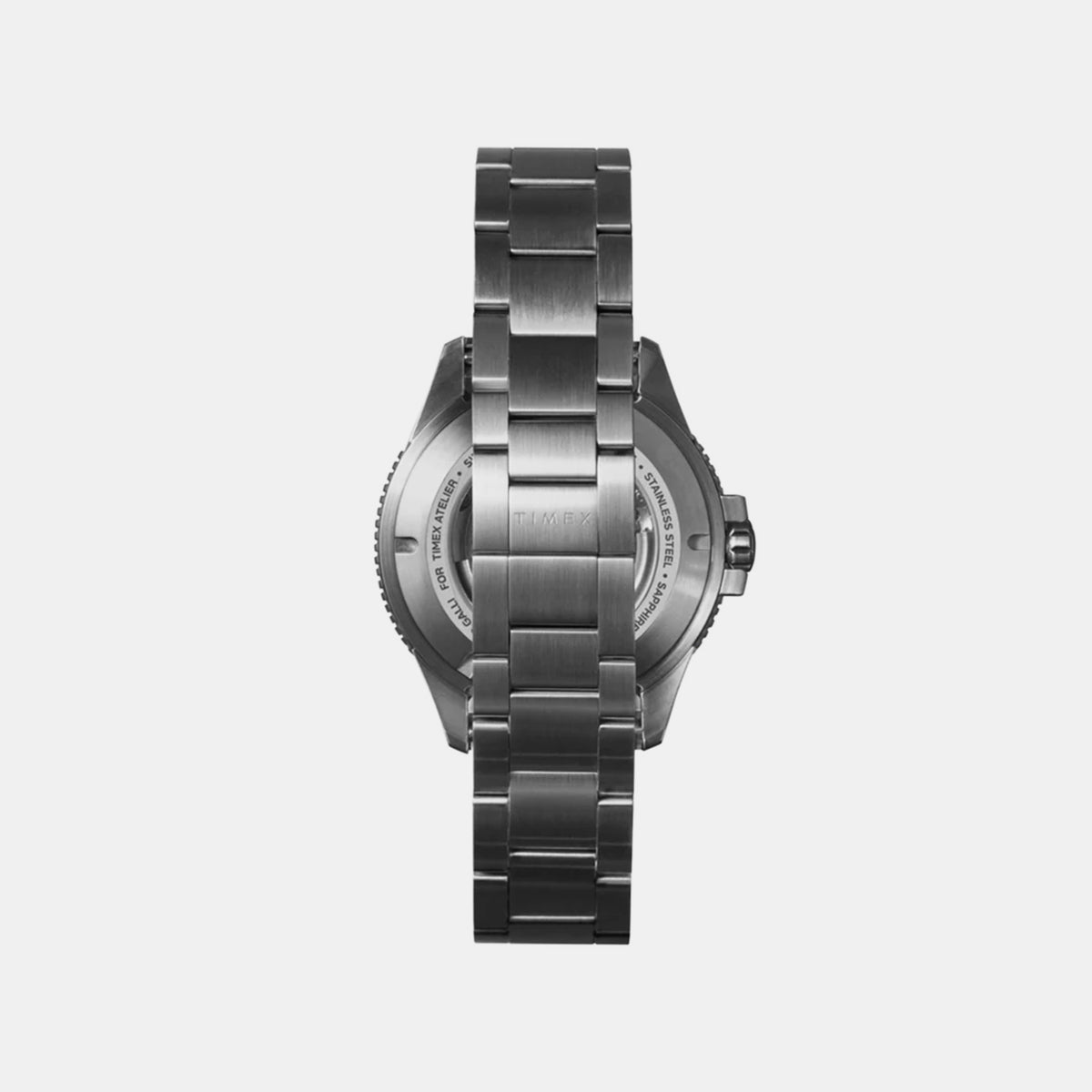 Atelier Men Automatic Black Dial Analog Stainless Steel Watch TW2Y725004A