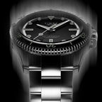Atelier Men Automatic Black Dial Analog Stainless Steel Watch TW2Y725004A