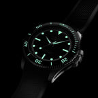 Atelier Marine M1a Men Automatic Black Dial Analog NBR Synthetic Rubber Watch TW2Y726004A