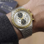 Harry Potter x Q Timex Time Turner Men Quartz Silver Dial Chronograph Stainless Steel Watch TW2Y75900X6