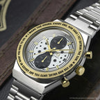 Harry Potter x Q Timex Time Turner Men Quartz Silver Dial Chronograph Stainless Steel Watch TW2Y75900X6