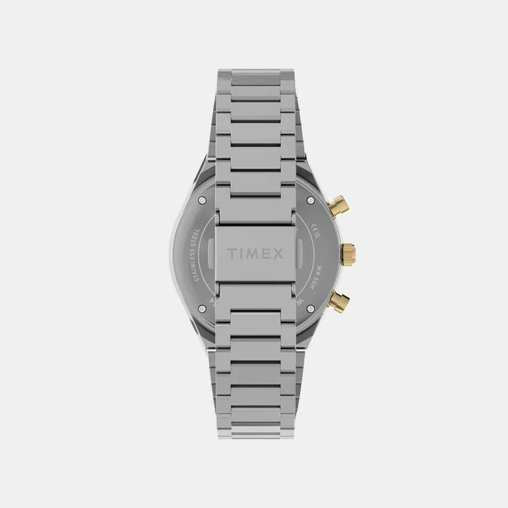Harry Potter x Q Timex Time Turner Men Quartz Silver Dial Chronograph Stainless Steel Watch TW2Y75900X6