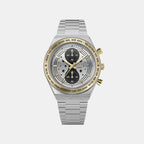 Harry Potter x Q Timex Time Turner Men Quartz Silver Dial Chronograph Stainless Steel Watch TW2Y75900X6