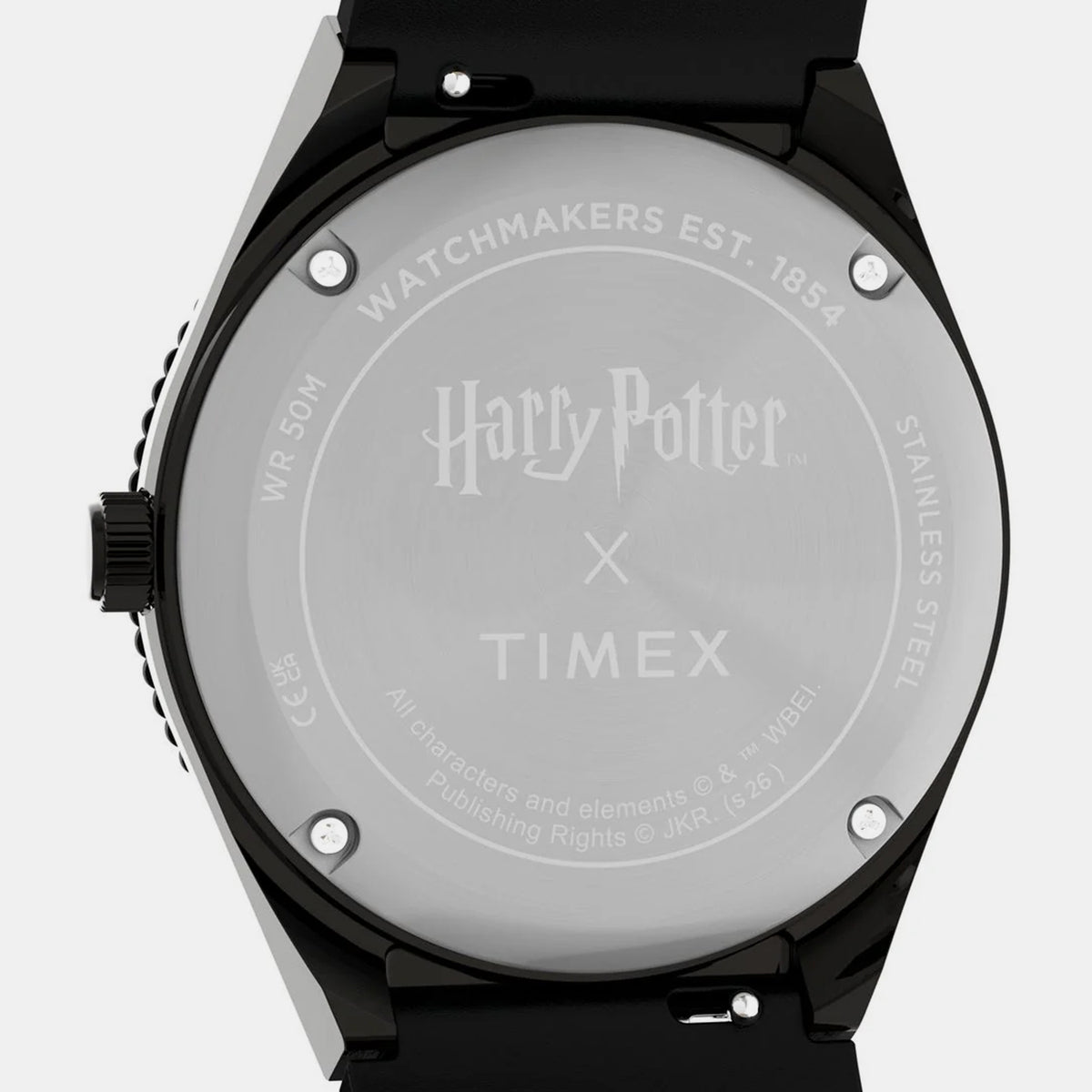 Harry Potter x Q Timex Time Turner Women Quartz Gold Dial Analog Leather Watch TW2Y76000X6