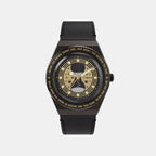 Harry Potter x Q Timex Time Turner Women Quartz Gold Dial Analog Leather Watch TW2Y76000X6