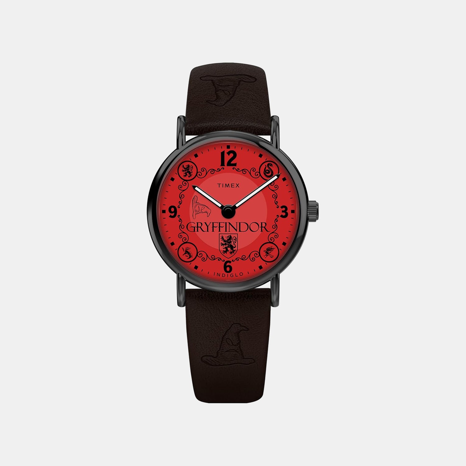Weekender Sorting Hat Indiglo Edition Men Quartz Red Dial Analog Leather Watch TW2Y76300X6