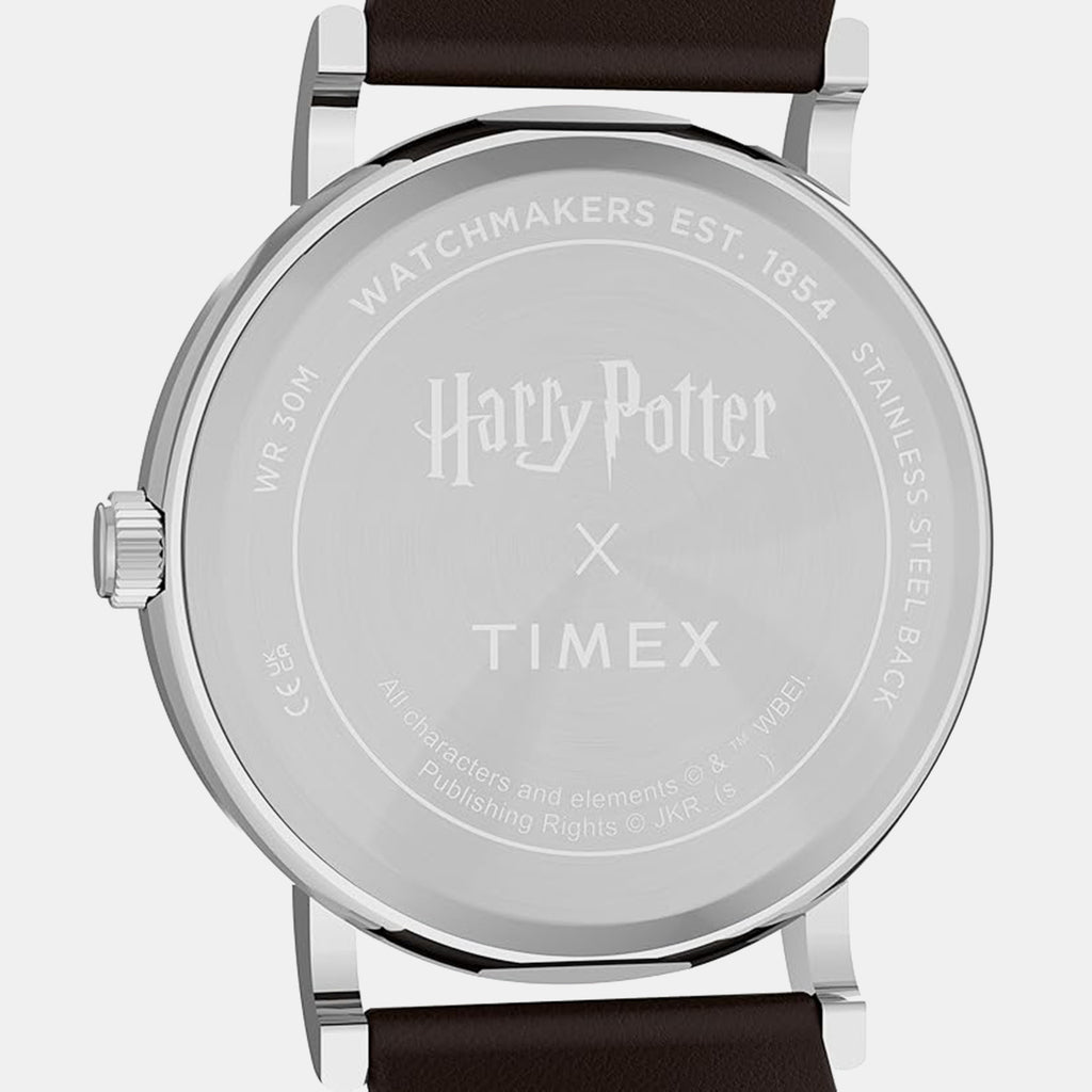 Harry Potter x Timex Weekender Slytherin House Sorting Hat Indiglo Edition Leather Watch TW2Y76400X6