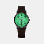 Harry Potter x Timex Weekender Slytherin House Sorting Hat Indiglo Edition Leather Watch TW2Y76400X6