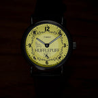 Harry Potter x Timex Weekender Hufflepuff House Sorting Hat Indiglo Edition Leather Watch TW2Y76600X6