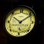 Harry Potter x Timex Weekender Hufflepuff House Sorting Hat Indiglo Edition Leather Watch TW2Y76600X6