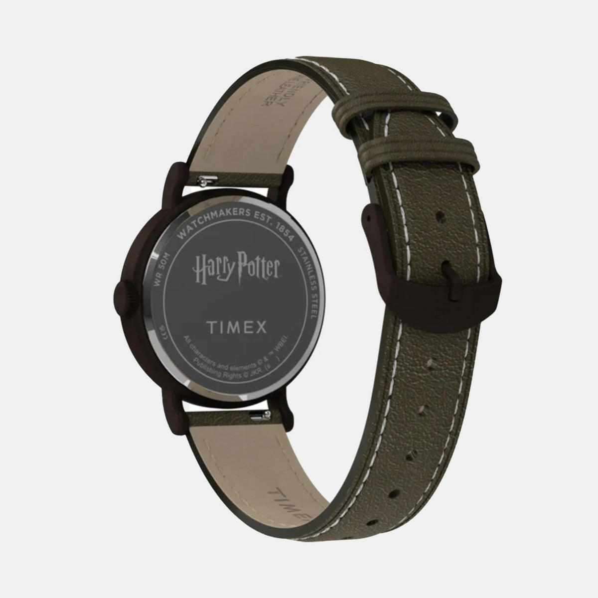 Harry Potter x Timex Weekender Sorting Hat Men Quartz Brown Dial Analog Leather Watch TW2Y77000X6
