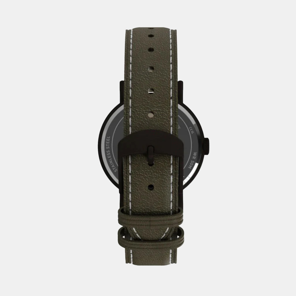 Harry Potter x Timex Hogwarts Men Quartz Brown Dial Analog Leather Watch TW2Y77000X6