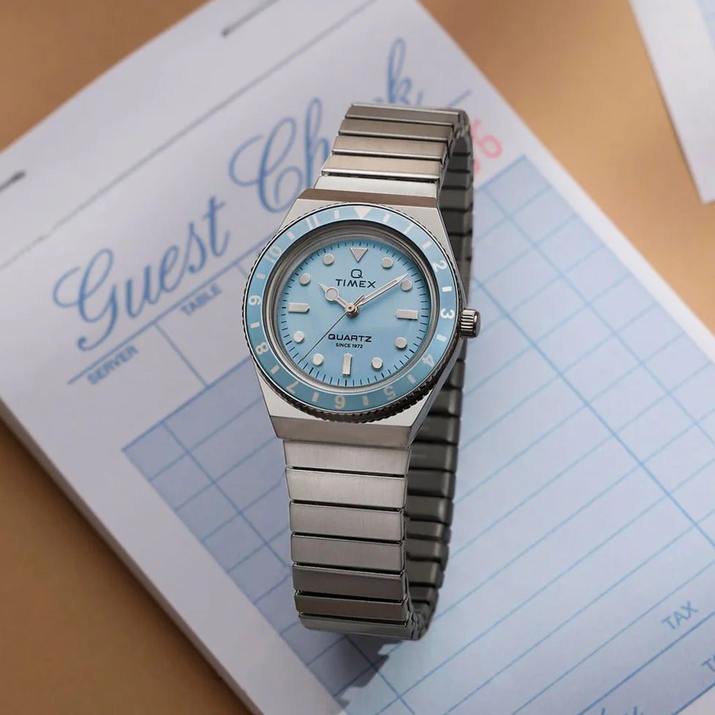 Q Sport Women Quartz Blue Dial Analog Stainless Steel Watch TW2Y77300UJ