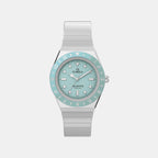 Q Sport Women Quartz Blue Dial Analog Stainless Steel Watch TW2Y77300UJ