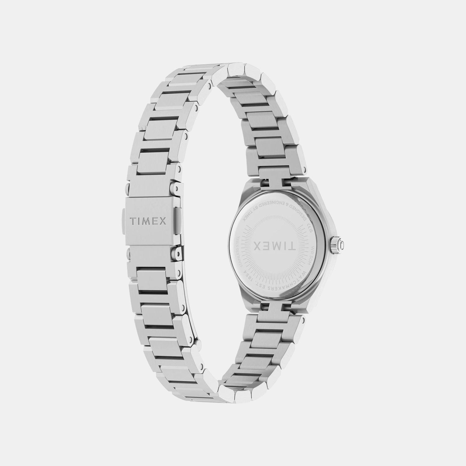 Women Quartz Pink Dial Analog Stainless Steel Watch TW2Y77400UJ