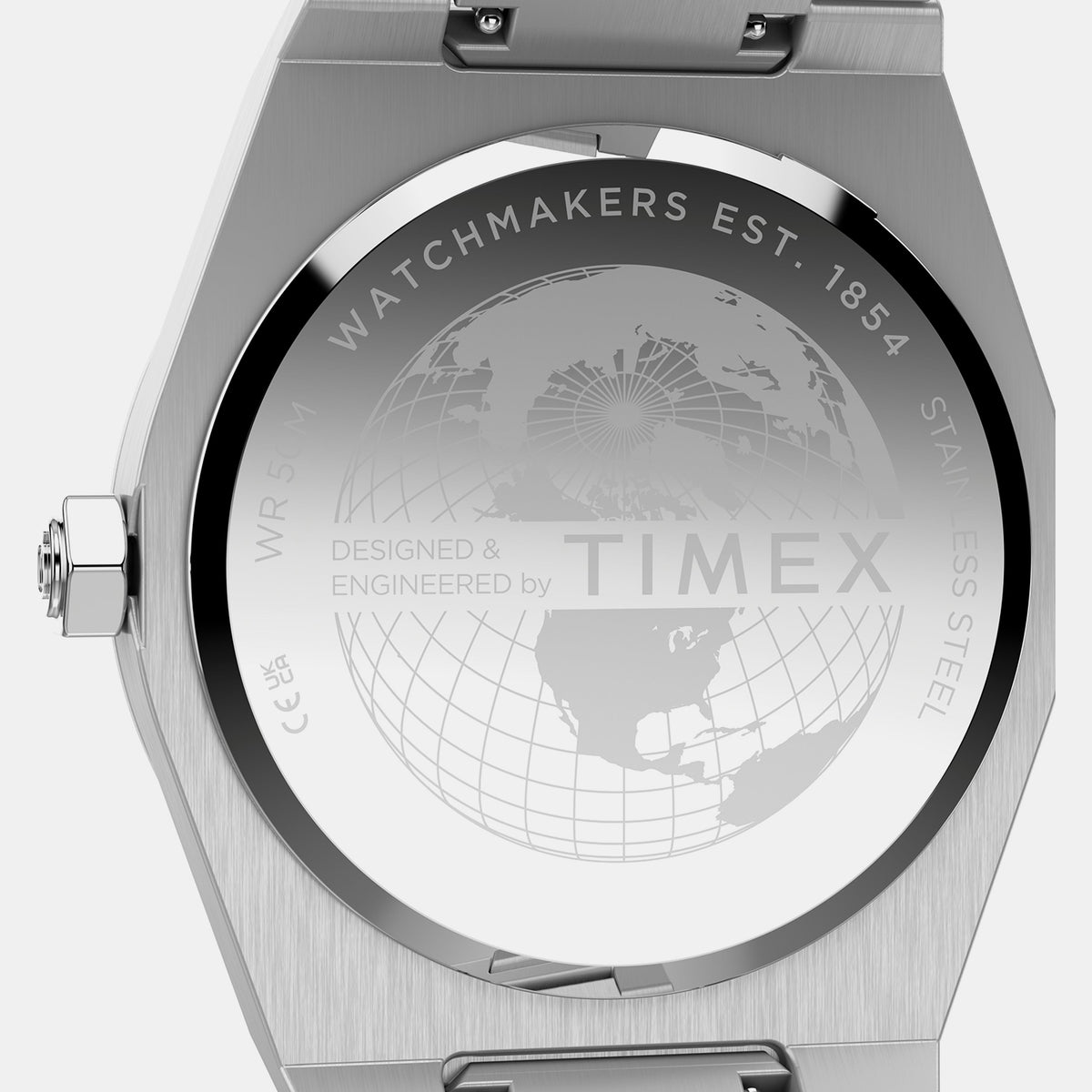 Q Timex Men Quartz Blue Dial Analog Stainless Steel Watch TW2Y81400UJ