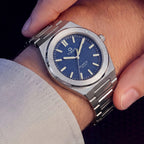 Q Timex Men Quartz Blue Dial Analog Stainless Steel Watch TW2Y81400UJ