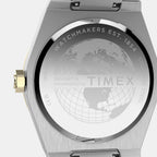 Q Timex Men Quartz Black Dial Analog Stainless Steel Watch TW2Y81500IK