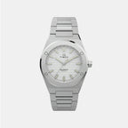 Q Timex Women Quartz Silver Dial Analog Stainless Steel Watch TW2Y81800UJ