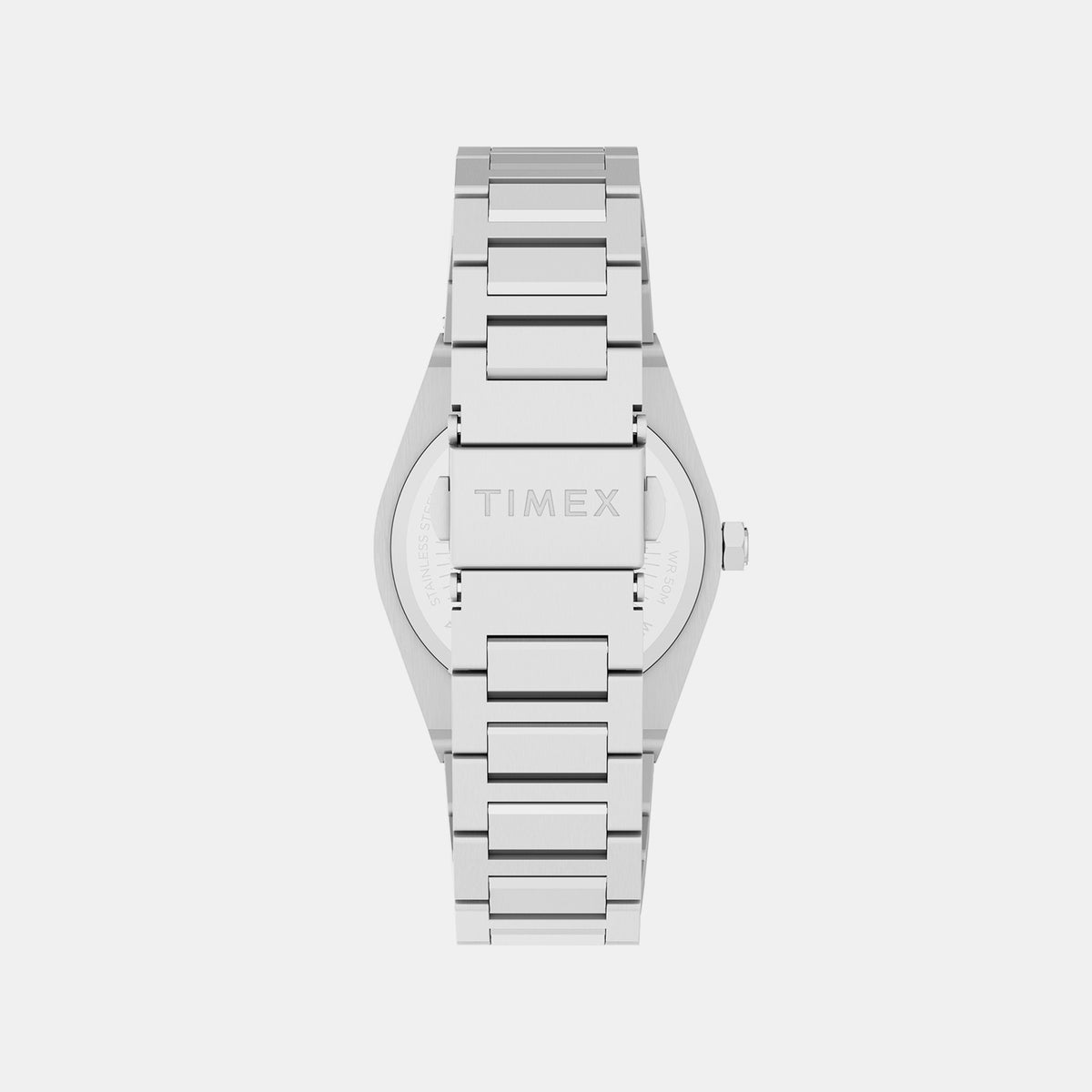 Q Timex Women Quartz Silver Dial Analog Stainless Steel Watch TW2Y81800UJ