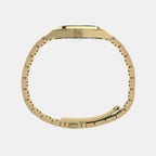 Q Timex Women Quartz Gold Dial Analog Stainless Steel Watch TW2Y82000IK