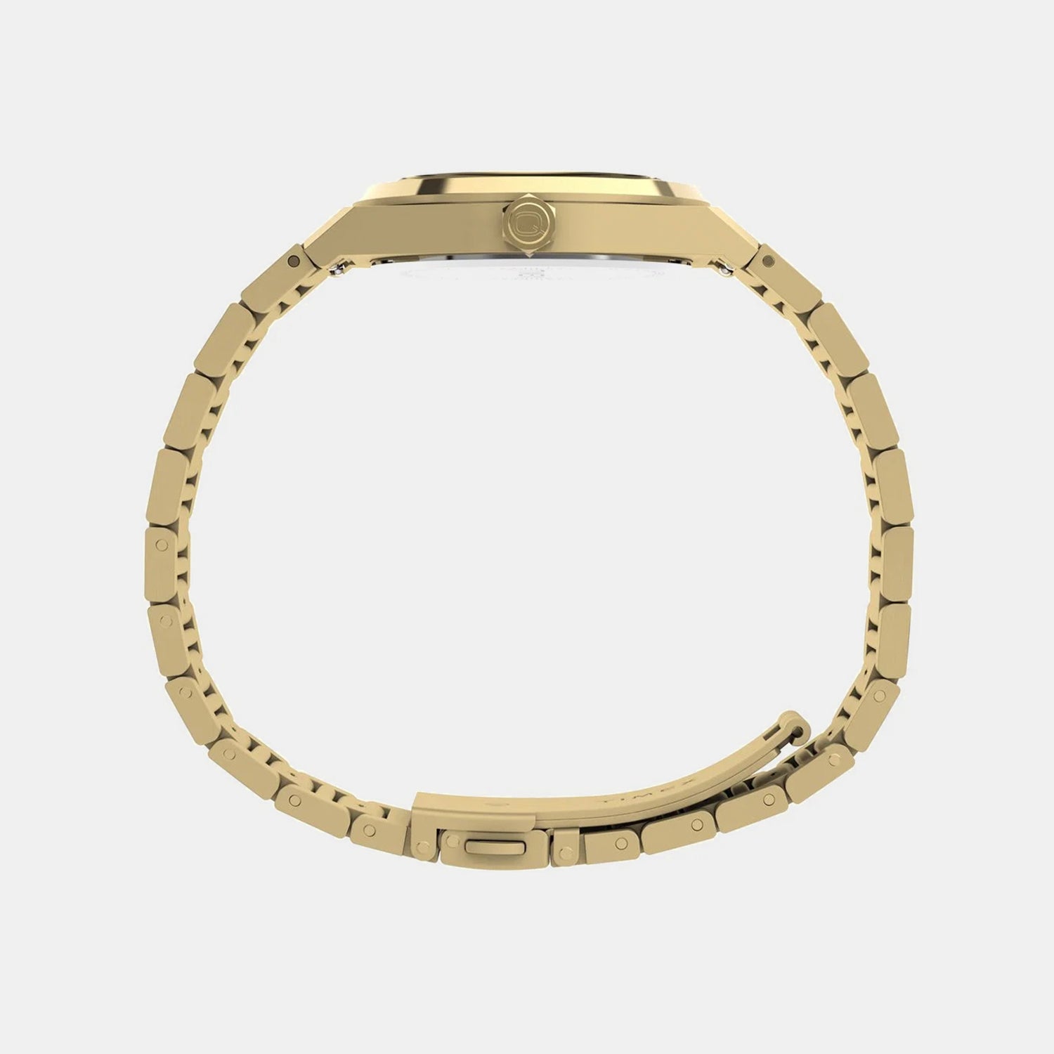 Q Timex Women Quartz Gold Dial Analog Stainless Steel Watch TW2Y82000IK