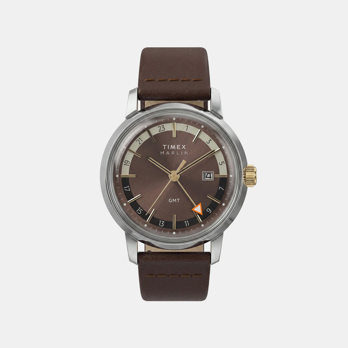 Marlin Men Quartz Brown Dial Analog Watch TW2Y84200UJ