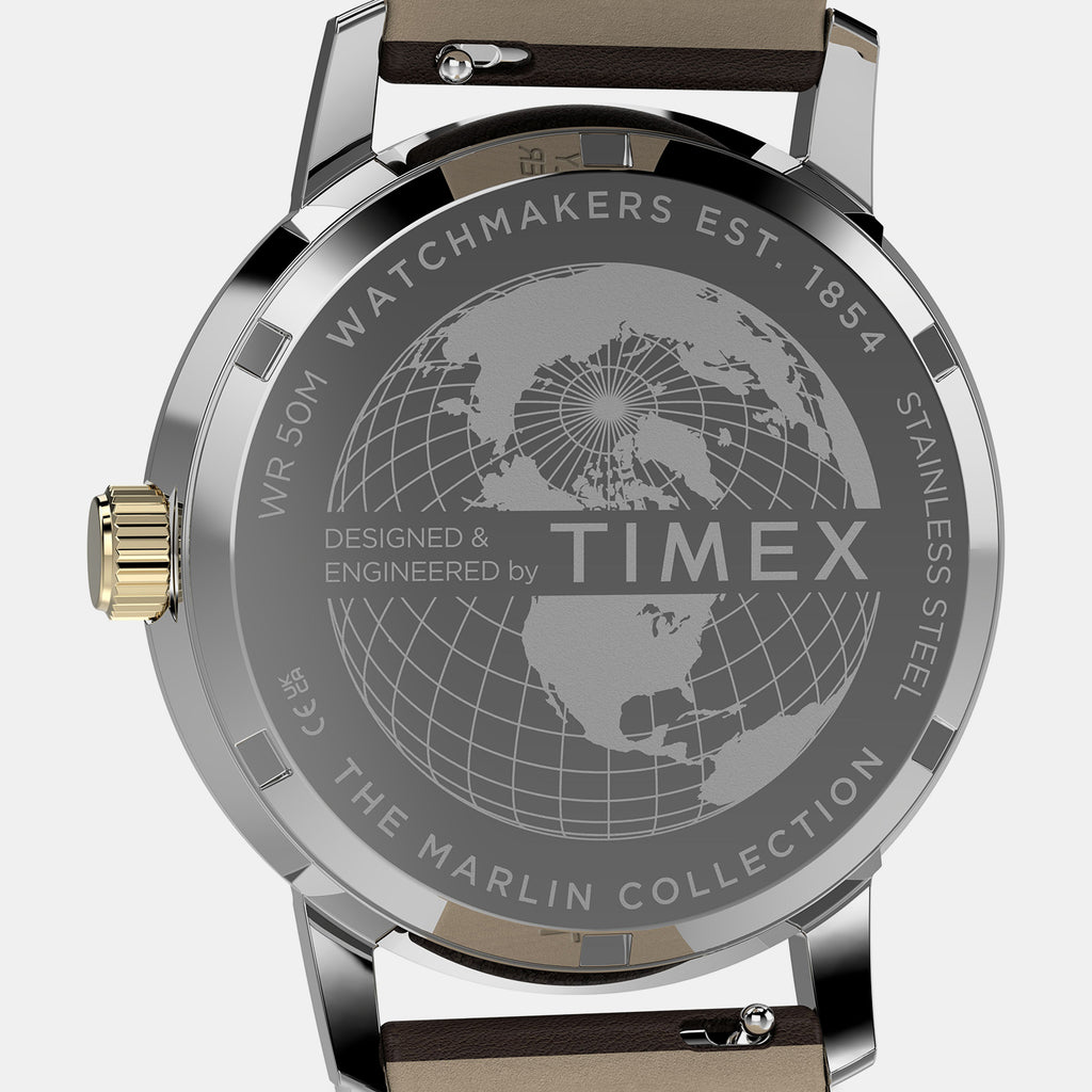 Marlin Men Quartz Brown Dial Analog Watch TW2Y84200UJ