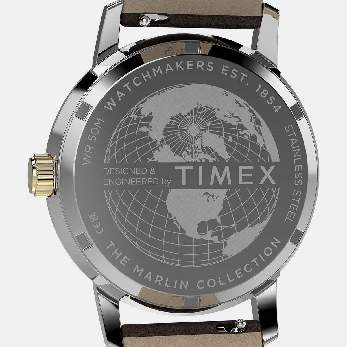 Marlin Men Quartz Brown Dial Analog Watch TW2Y84200UJ
