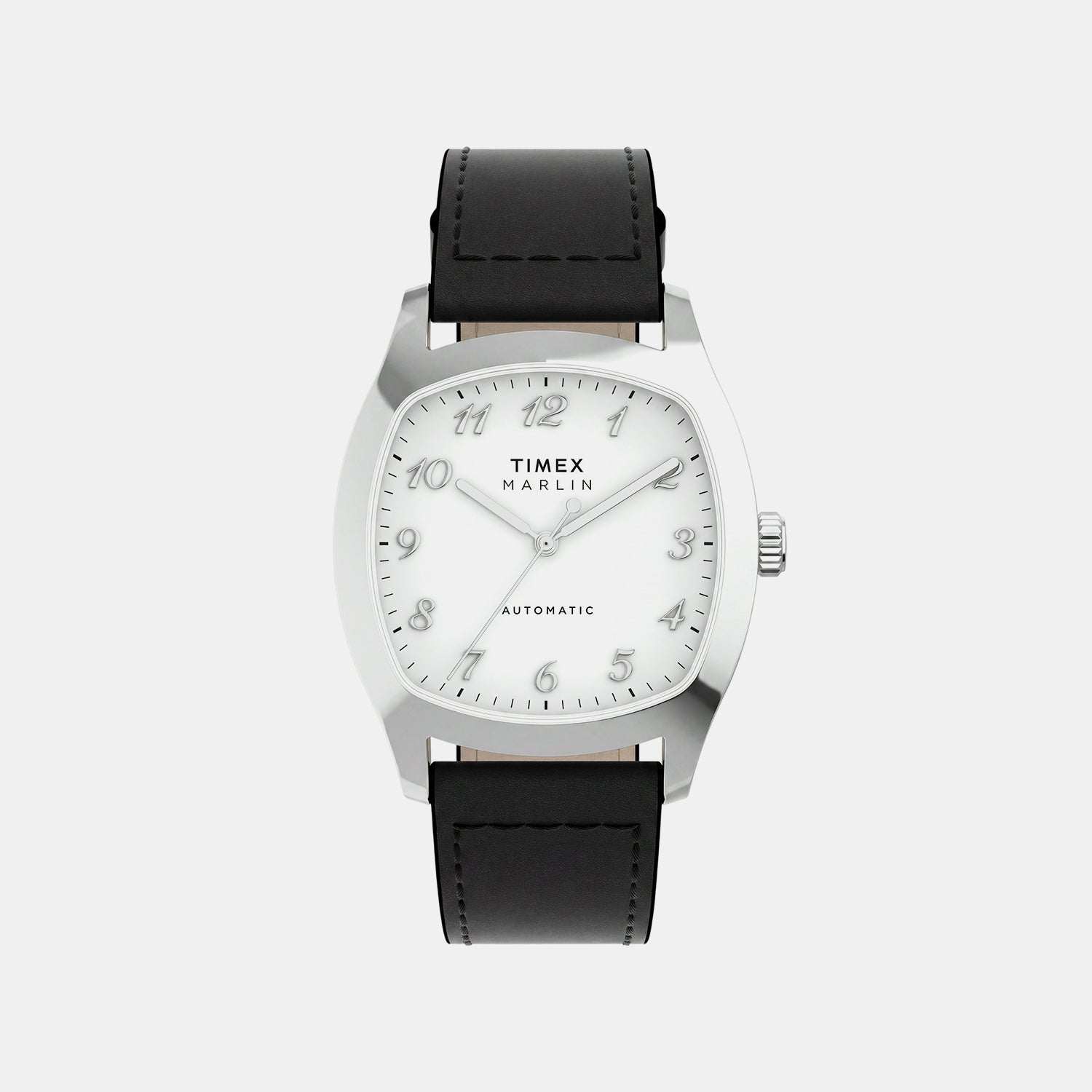 Marlin Men Automatic White Dial Analog Leather Watch TW2Y84300IK