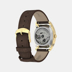 Marlin Men Automatic Black Dial Analog Leather Watch TW2Y84500IK