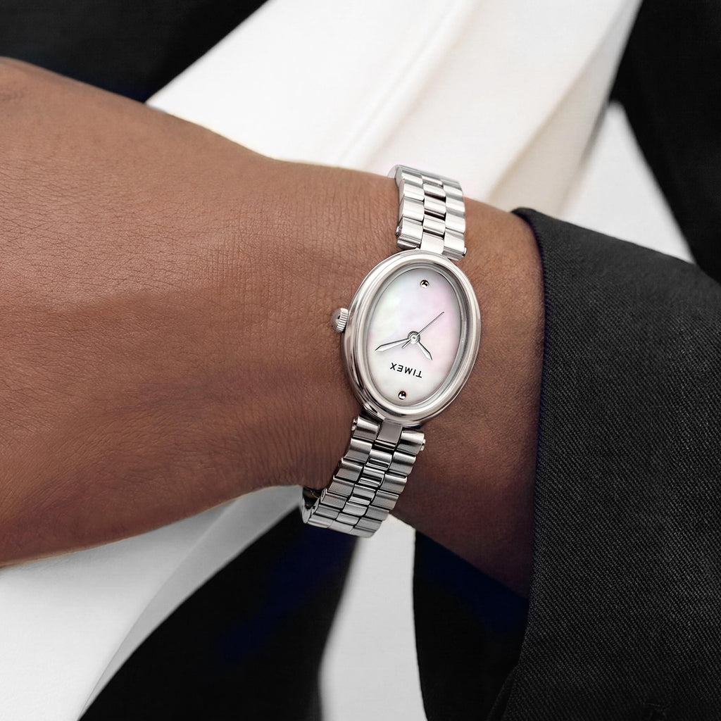 Trend Women Quartz Mother Of Pearl Dial Analog Stainless Steel Watch TW2Y86000UJ