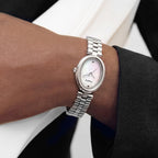 Trend Women Quartz Mother Of Pearl Dial Analog Stainless Steel Watch TW2Y86000UJ