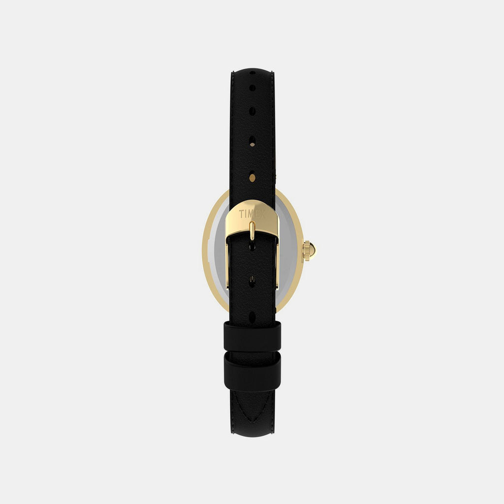 Cavatina Women Quartz Black Dial Analog Leather Watch TW2Y86300UJ