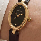 Cavatina Women Quartz Black Dial Analog Leather Watch TW2Y86300UJ