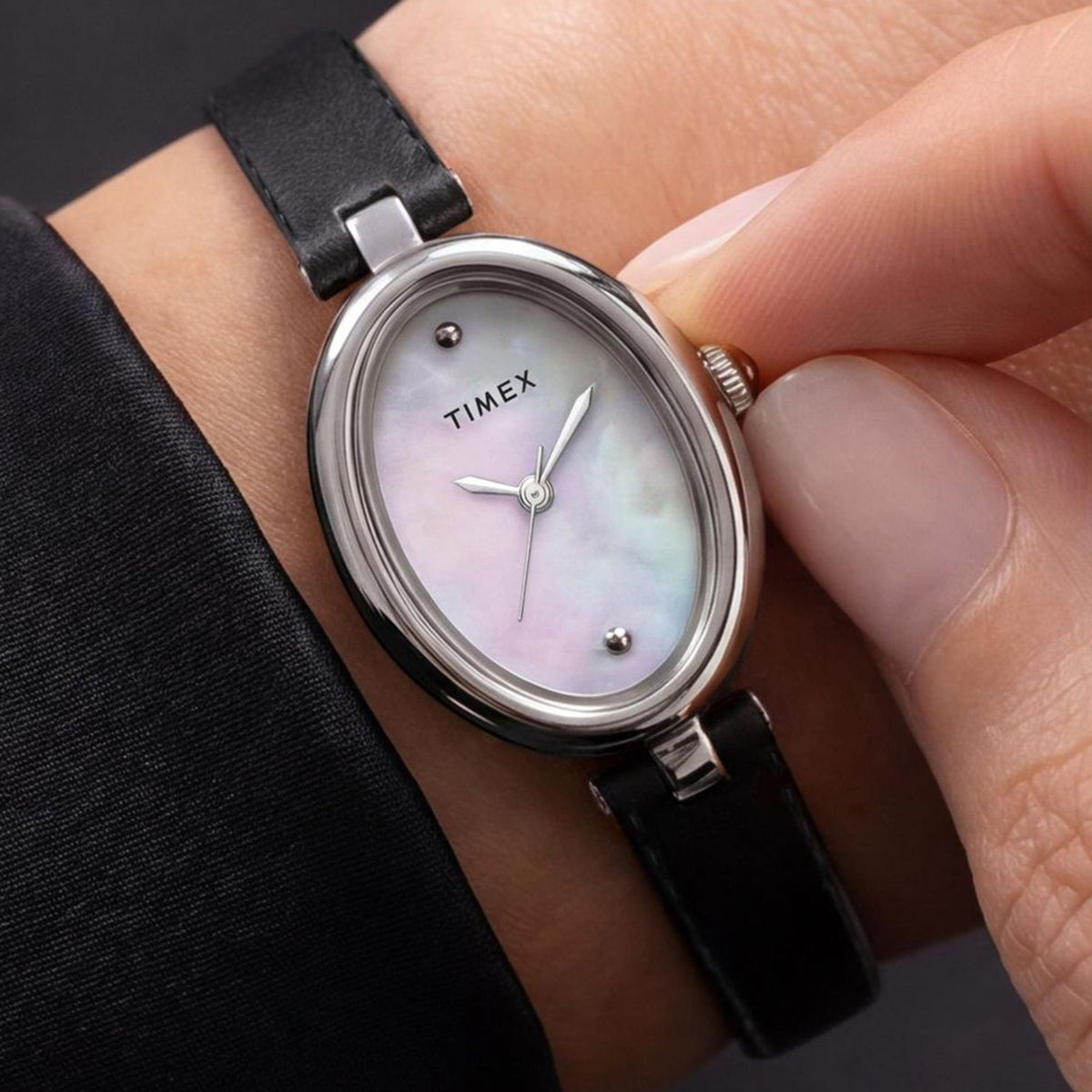 Cavatina Women Quartz White Dial Analog Leather Watch TW2Y86400UJ