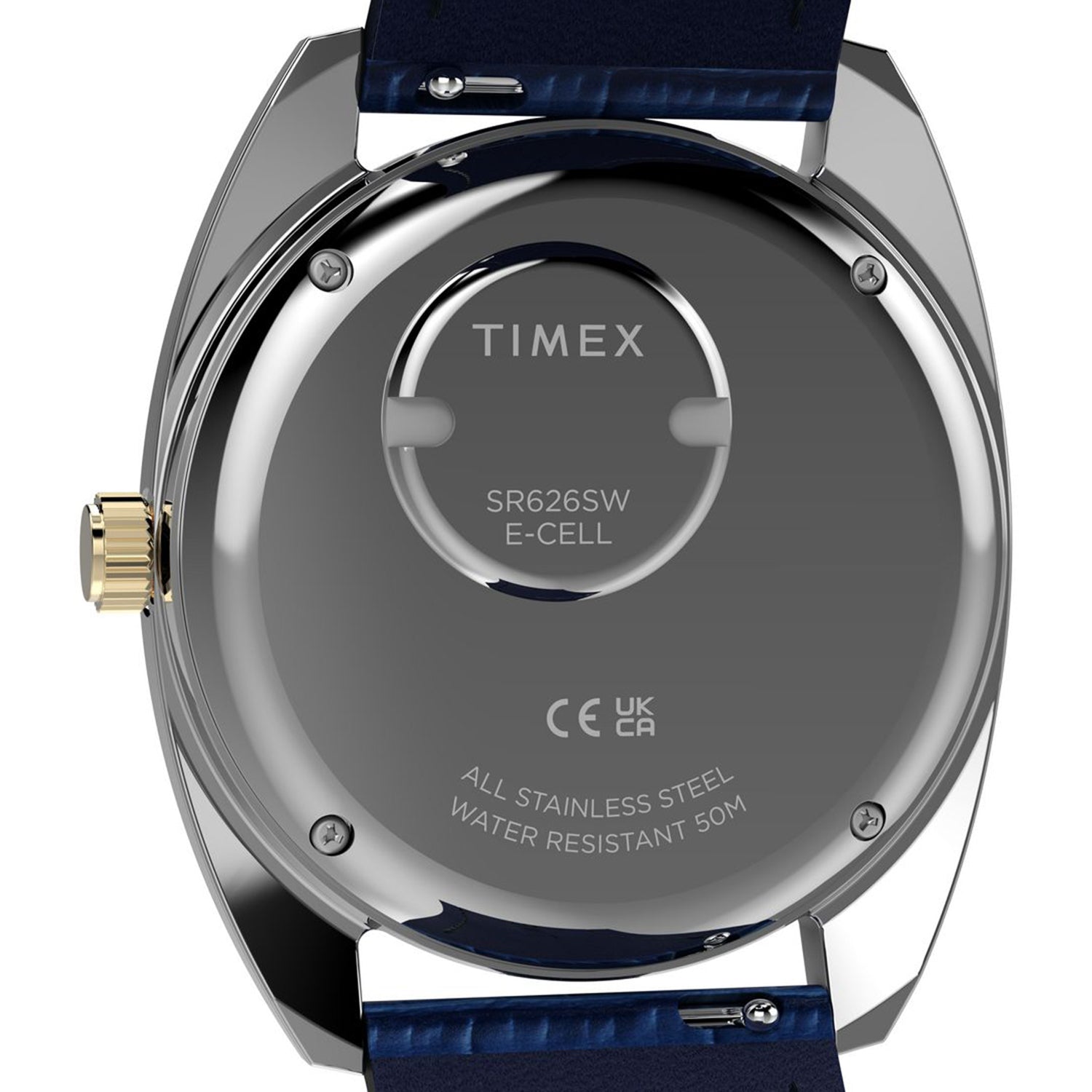 Q Timex Men Quartz Blue Dial Analog Leather Watch TW2Y87100UJ