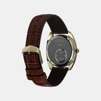 Q Timex Men Quartz Brown Dial Analog Leather Watch TW2Y87200UJ
