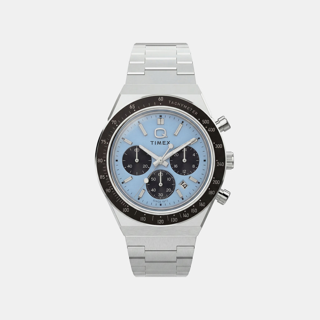 Q Timex Men Quartz Blue Dial Chronograph Watch TW2Y88600UJ