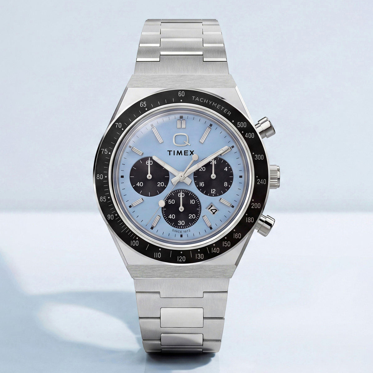 Q Timex Men Quartz Blue Dial Chronograph Watch TW2Y88600UJ