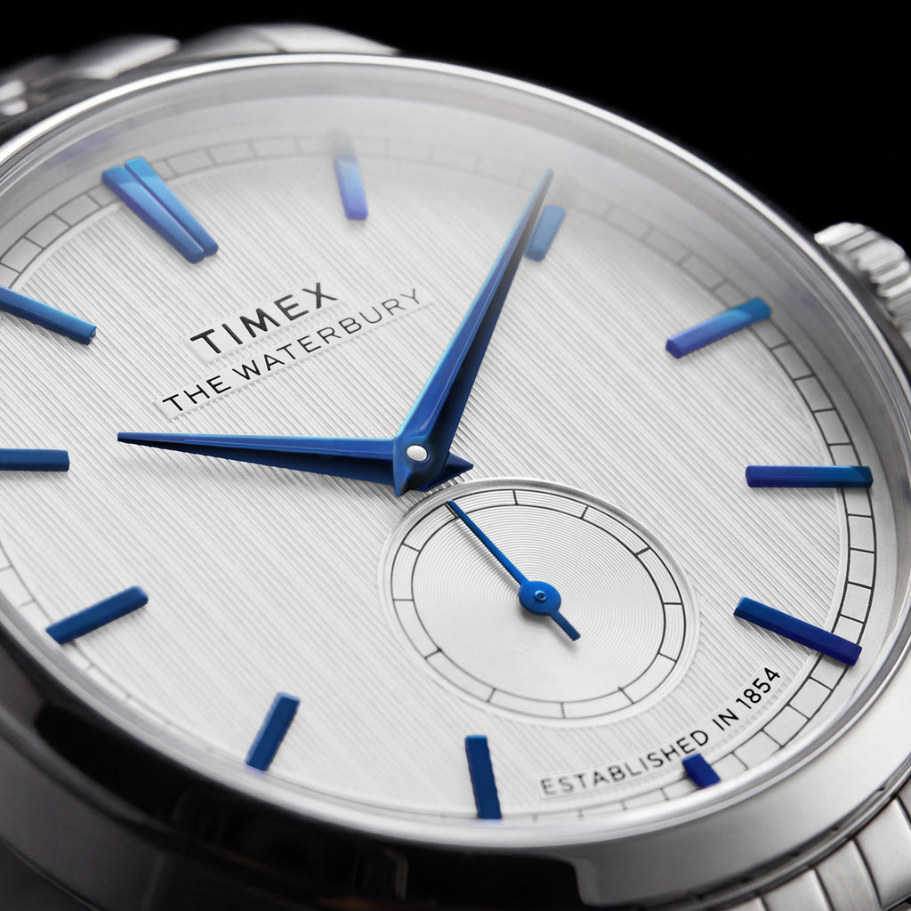 Waterbury Men Quartz White Dial Analog Stainless Steel Watch TW2Y91800IK