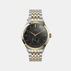 Waterbury Men Quartz Black Dial Analog Stainless Steel Watch TW2Y91900IK