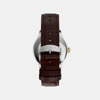 Men Quartz Black Dial Analog Leather Watch TW2Y92100UJ
