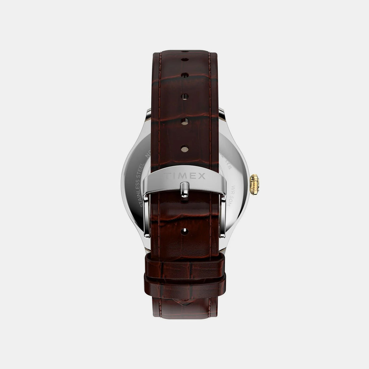 Men Quartz Black Dial Analog Leather Watch TW2Y92100UJ